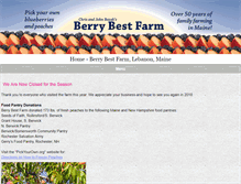 Tablet Screenshot of berrybestfarm.com